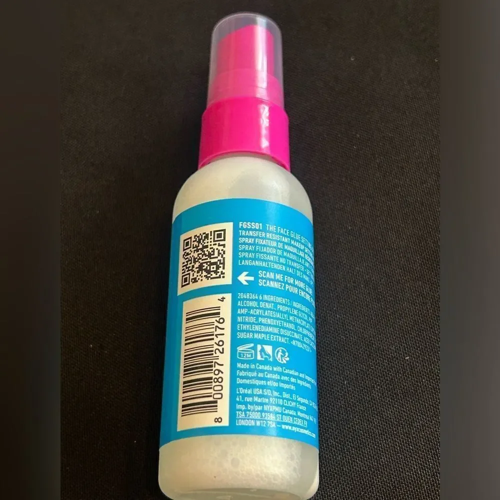 🦋 NYX The Face Glue Gripping Setting Spray New Full Size